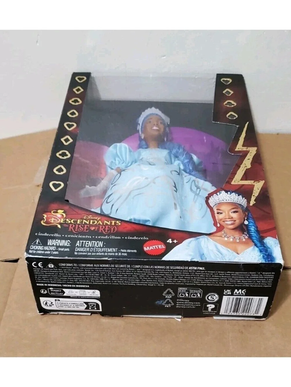 Disney Descendants: The Rise of Red Cinderella Doll (Brandy) - Mattel HWV08 NIB